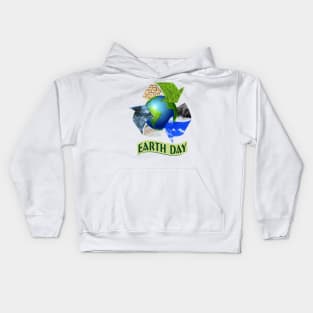 Earth Day 1 Kids Hoodie